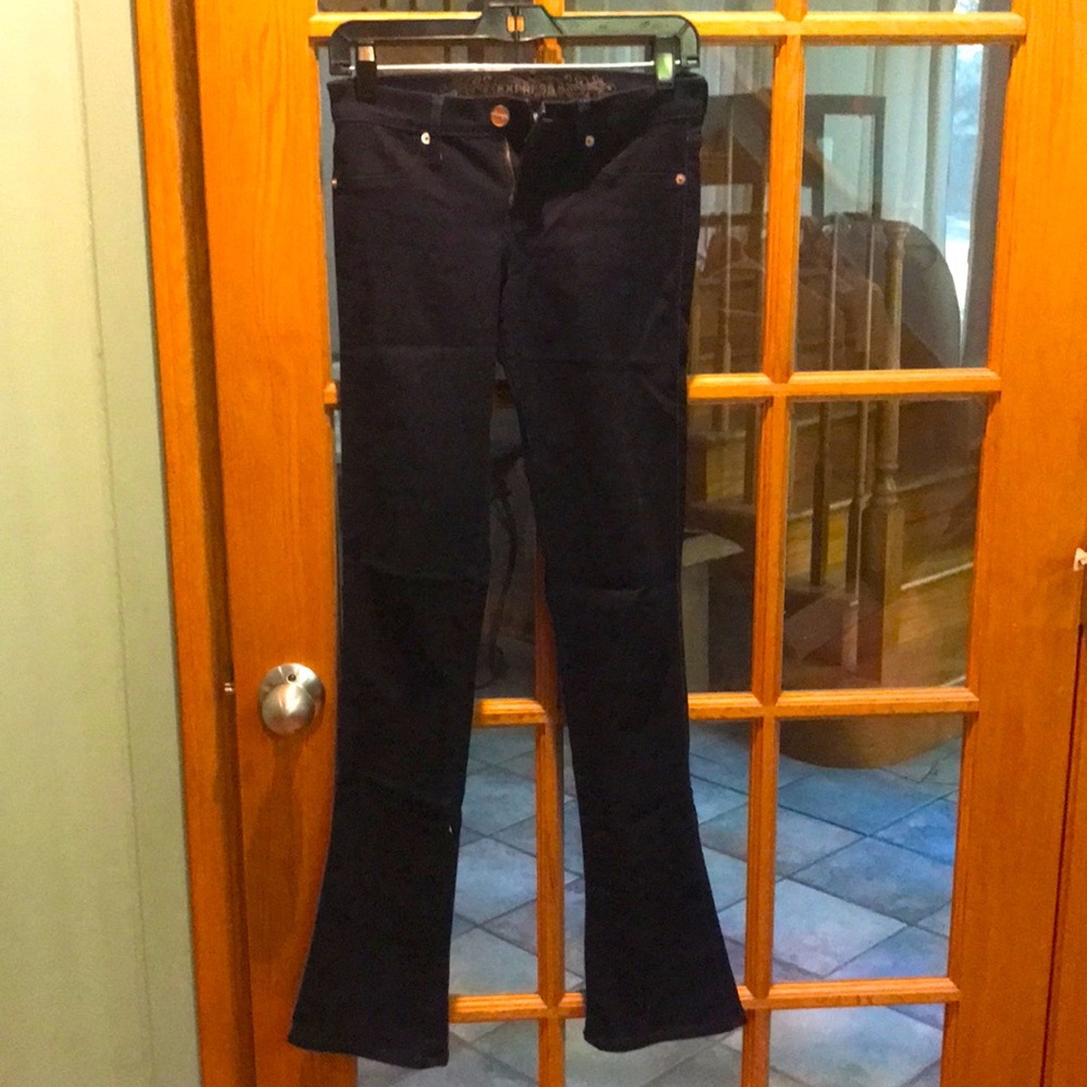 Express women’s jean. Size 0r. Super soft, super stretchy,  boot cut. Dark rinse
